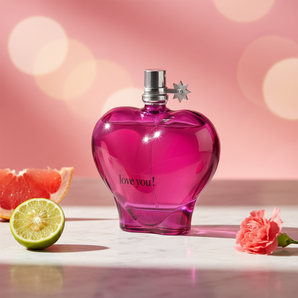 100 ml Parfum EDP ""Love You Pink"" cu Arome Fructat-Citrate pentru Femei 8 