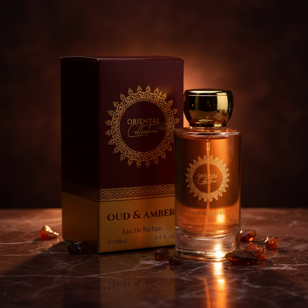100 ml EDP OUD & AMBER cu Arome Dulci Unice, Elegante de Oud Unisex