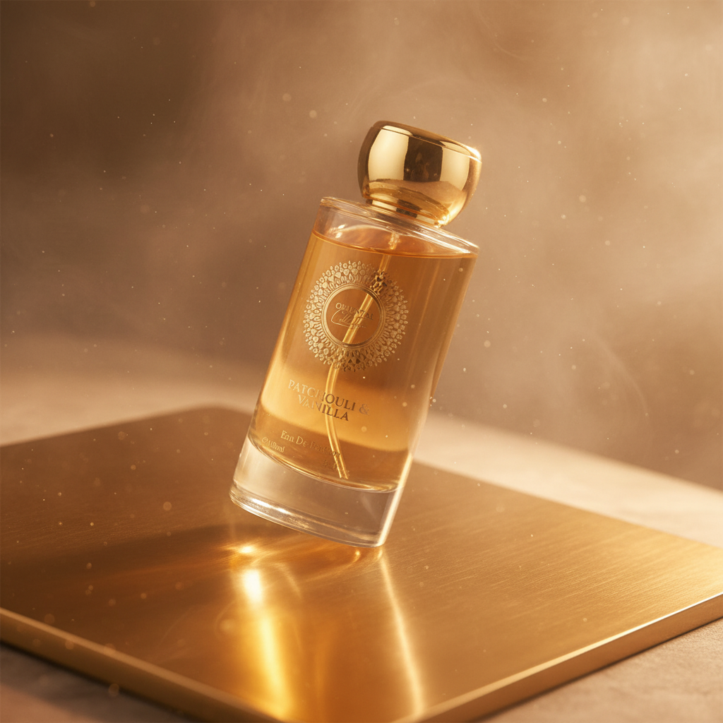100 ml EDP PATCHOULI & VANILLA cu Arome Orientale, lemnoase, elegant, pudrat pentru Femei 8 