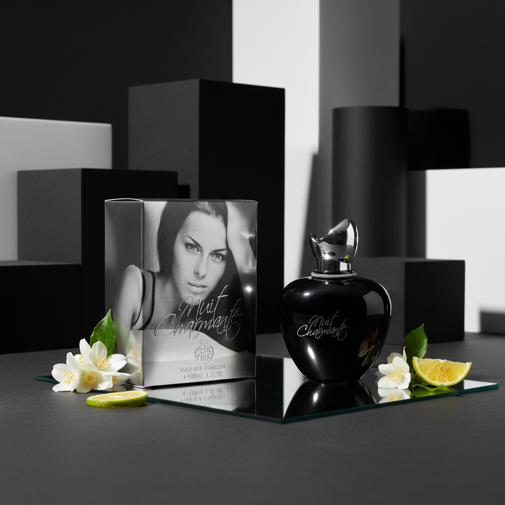 100 ml eau de perfume Nuit Charmante cu Arome Dulci-Florale pentru Femei 3 