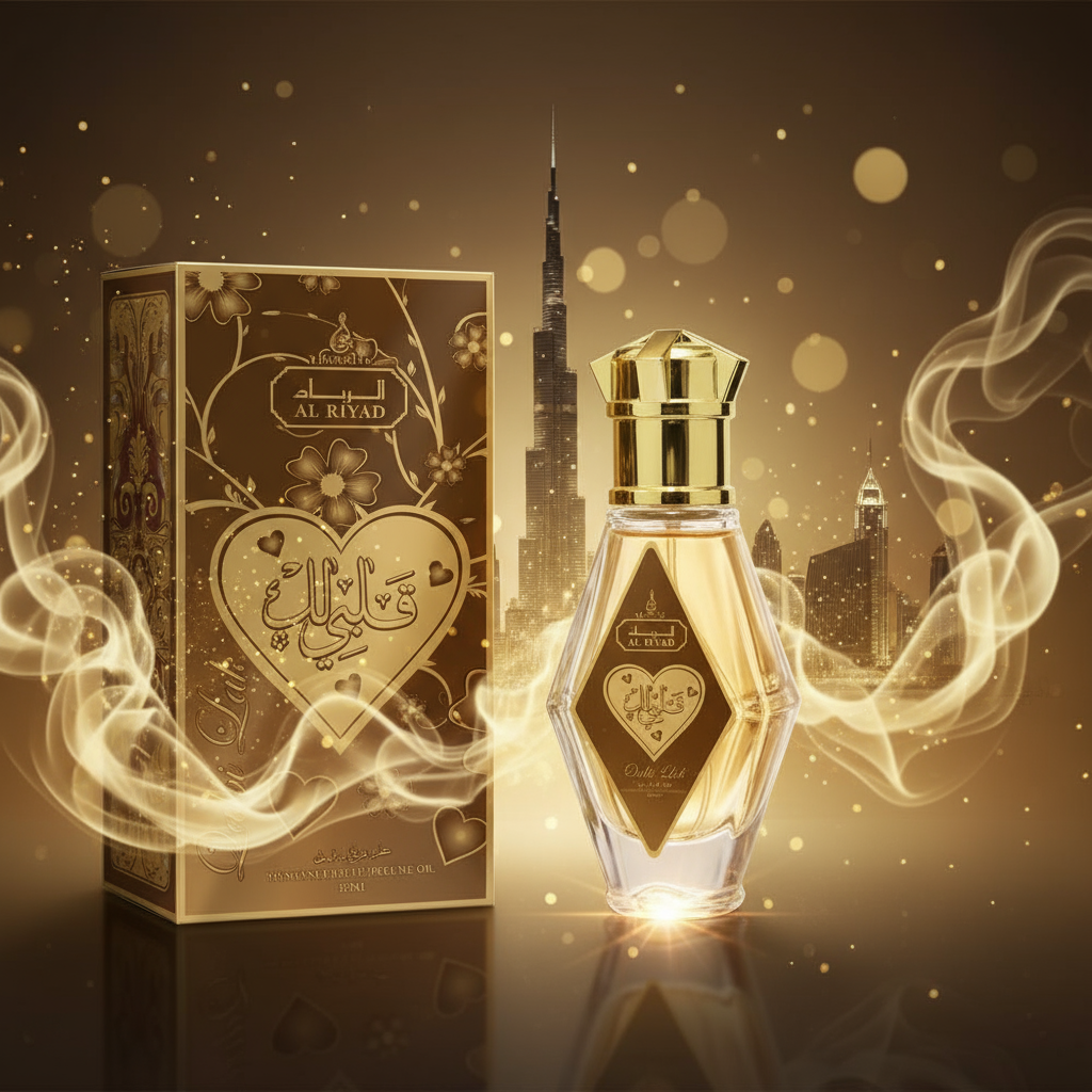 Ulei de Parfum 20ml "Qalbi Lak" - cu arome orientale pentru bărbați