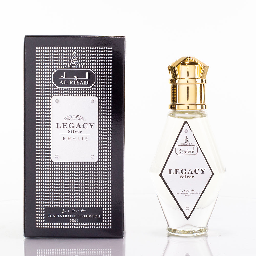 Ulei de parfum 20ml "Legacy Silver" – cu arome lemnoase, unisex