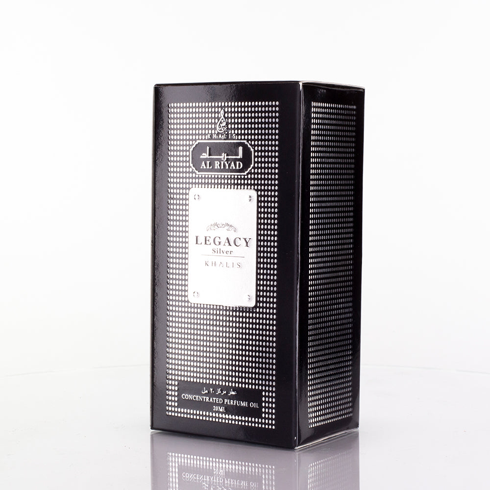 Ulei de parfum 20ml "Legacy Silver" – cu arome lemnoase, unisex 5 