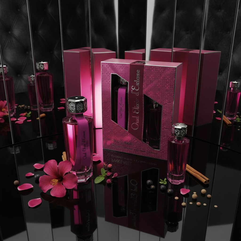 EDP 100ml + 30 ml "Oud Elixir Pink" - arome floral-orientale 4 