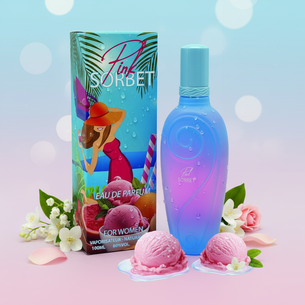 EDP 100 ml “Pink Sorbet” – cu aromă fructat-florală 1 