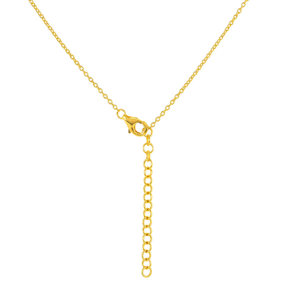 Colier din Argint 925 Placat cu Aur ( 6.14 grame ) cu Opal Etiopian Neon Roz și Topaz Alb 4.44 Carate