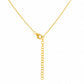 Colier din Argint 925 Placat cu Aur ( 6.14 grame ) cu Opal Etiopian Neon Roz și Topaz Alb 4.44 Carate