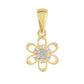 Pandantiv din Argint 925 Placat cu Aur ( 1.2 grame ) cu Diamant Alb 0.07 Carate