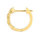 Cercei din Argint 925 Placat cu Aur ( 2.15 grame ) cu Diamant Alb 0.08 Carate