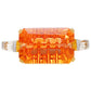 Inel din Argint 925 Placat cu Aur ( 2.41 grame ) cu Cuarț Padparadscha și Zircon Natural 7.9 Carate