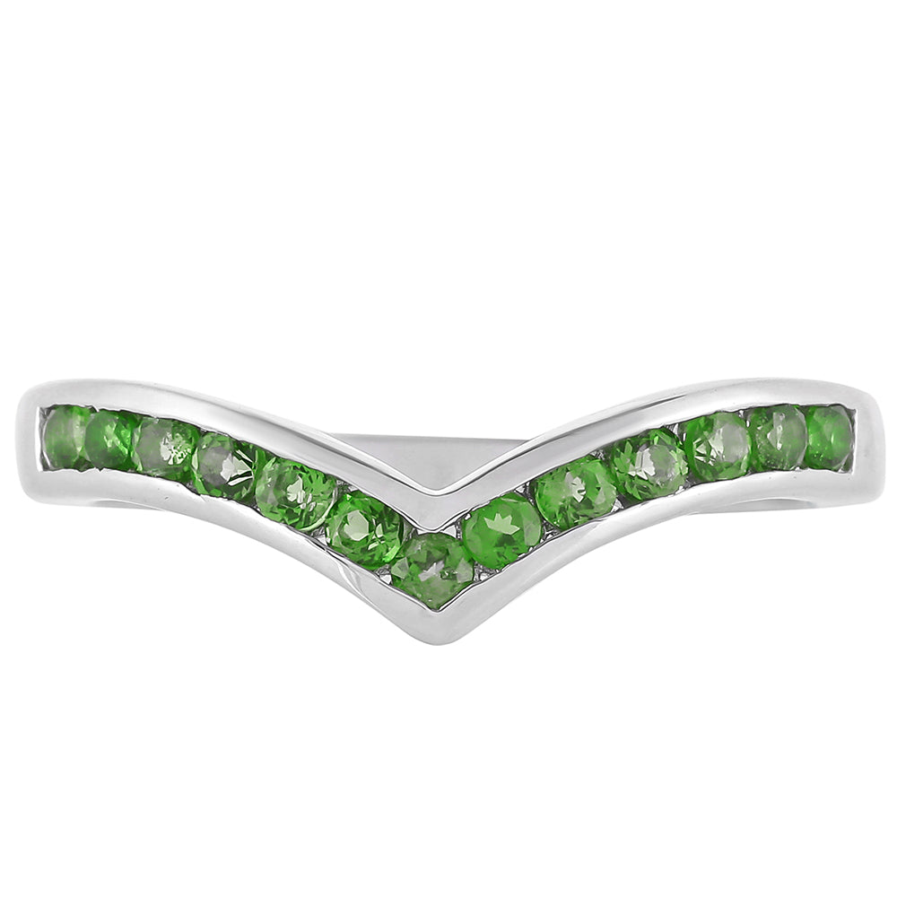 Inel din Argint 925 ( 2.12 grame ) cu Cromdiopsid 0.47 Carate