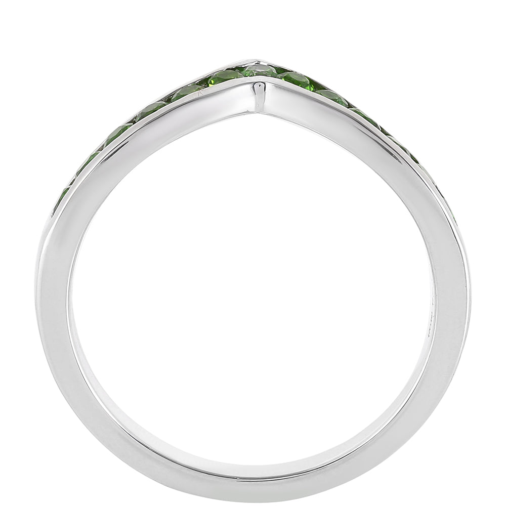 Inel din Argint 925 ( 2.12 grame ) cu Cromdiopsid 0.47 Carate 4 