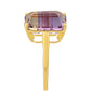 Inel din Argint 925 Placat cu Aur ( 1.83 grame ) cu Ametrin 7.51 Carate