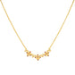 Colier din Argint 925 Placat cu Aur ( 3.76 grame ) cu Diamant Roșu și Diamant Alb 0.26 Carate