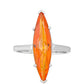 Inel din Argint 925 ( 2.44 grame ) cu Cuarț Padparadscha 3.56 Carate