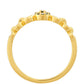 Inel din Argint 925 Placat cu Aur ( 1.48 grame ) cu Diamant Verde 0.05 Carate