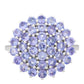 Inel din Argint 925 ( 3.73 grame ) cu Tanzanit AAA 3.06 Carate