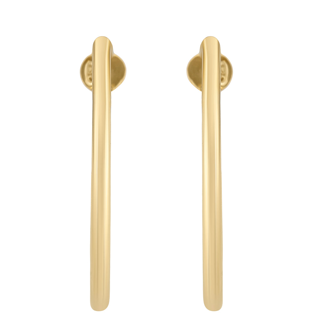 Cercei din Argint 925 Placat cu Aur ( 2.46 grame ) 2 