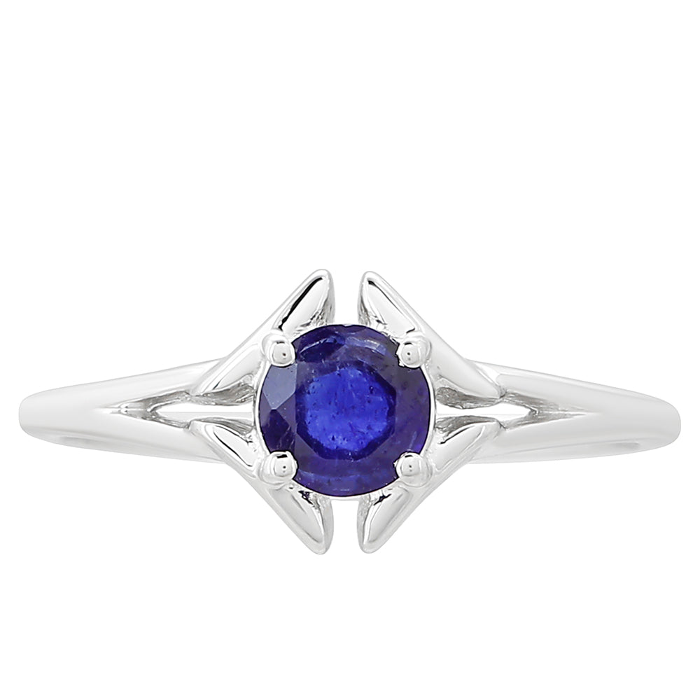 Inel din Argint 925 ( 1.7 grame ) cu Safir Thailandez 0.72 Carate 1 