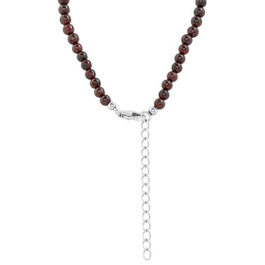 Colier din Argint 925 ( 0.81 grame ) cu Granat 202.91 Carate