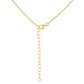 Colier din Argint 925 Placat cu Aur ( 3.3 grame ) cu Perlă de Cultură și Topaz Alb 6.38 Carate
