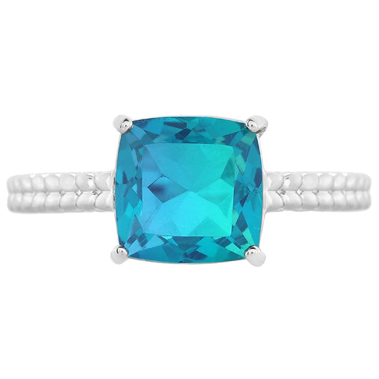 Inel din Argint 925 ( 2.49 grame ) cu Cuarț Păun 3.35 Carate