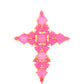 Pandantiv din Argint 925 Placat cu Aur ( 3.69 grame ) cu Opal Etiopian Neon Roz 2.53 Carate
