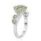 Inel din Argint 925 ( 3.25 grame ) cu Peridot 1.98 Carate