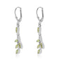 Cercei din Argint 925 ( 3.22 grame ) cu Peridot 1.56 Carate