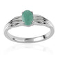 Inel din Argint 925 ( 2.56 grame ) cu Smarald Brazilian 0.75 Carate