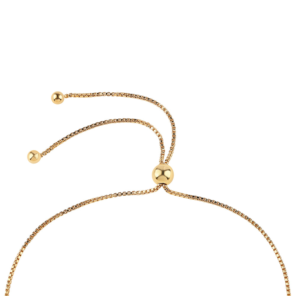 Brățară din Argint 925 Placat cu Aur ( 3.56 grame ) cu Diamant Albastru 0.06 Carate 2 