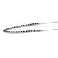Colier din Argint 925 ( 7.37 grame ) cu Opal Etiopian Negru Lega Dembi 5.28 Carate