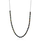 Colier din Argint 925 ( 7.37 grame ) cu Opal Etiopian Negru Lega Dembi 5.28 Carate