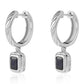 Cercei din Argint 925 ( 8.22 grame ) cu Safir Albastru Australian 3.2 Carate