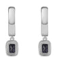 Cercei din Argint 925 ( 8.22 grame ) cu Safir Albastru Australian 3.2 Carate