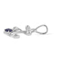 Pandantiv din Argint 925 ( 4.08 grame ) cu Safir Albastru Australian 0.9 Carate