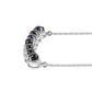 Colier din Argint 925 ( 5.68 grame ) cu Opal Etiopian Negru Lega Dembi 2.38 Carate