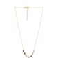 Colier din Argint 925 Placat cu Aur ( 4.02 grame ) cu Ametist Rose de France și Citrin 1.79 Carate