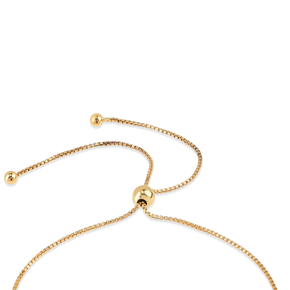 Brățară din Argint 925 Placat cu Aur ( 1.7 grame ) cu Diamant Roșu și Diamant Alb 0.04 Carate 2 