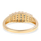 Inel din Argint 925 Placat cu Aur ( 2.23 grame ) cu Diamant Albastru 0.27 Carate
