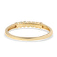 Inel din Argint 925 Placat cu Aur ( 1.48 grame ) cu Diamant Albastru 0.13 Carate