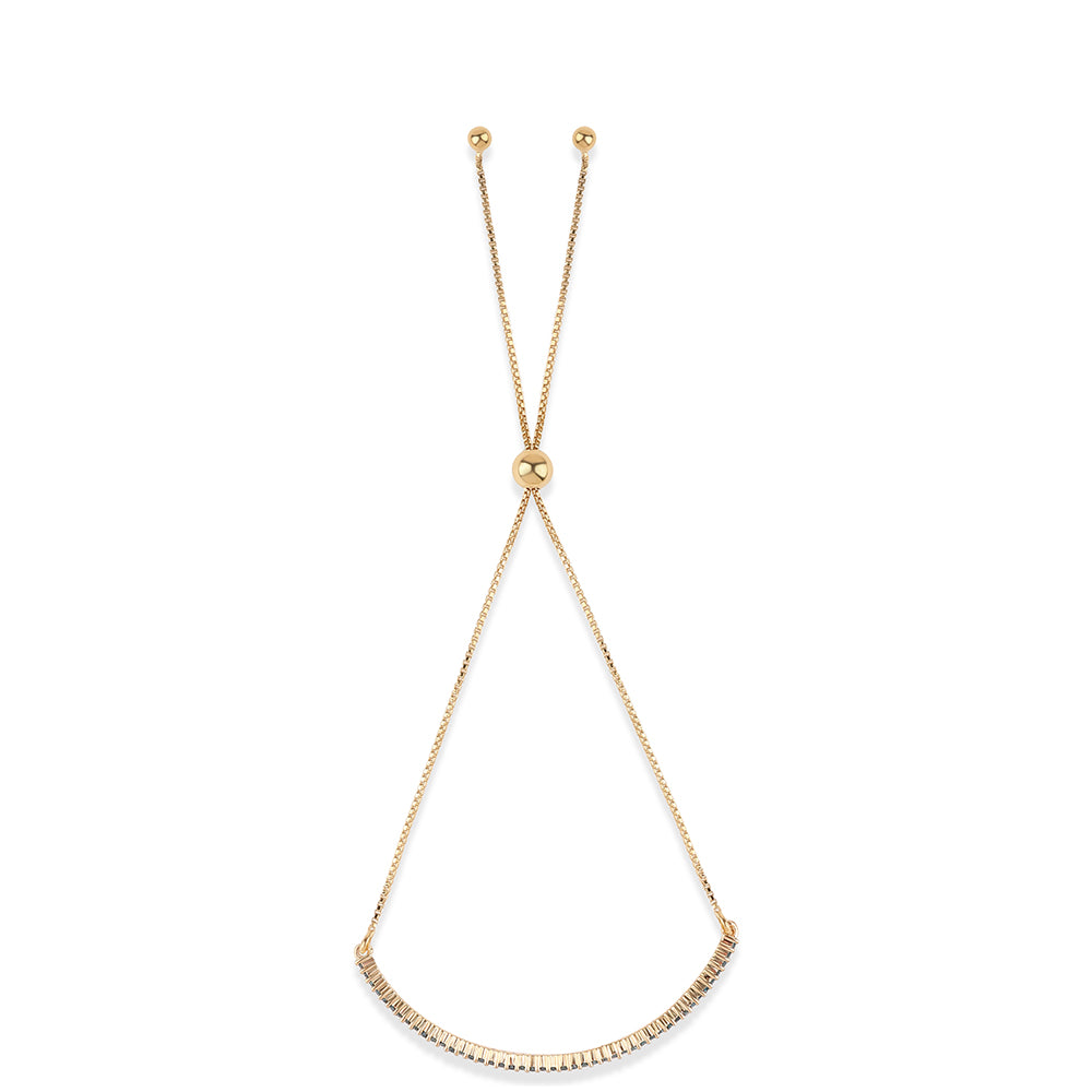 Brățară din Argint 925 Placat cu Aur ( 2.88 grame ) cu Diamant Albastru 0.45 Carate