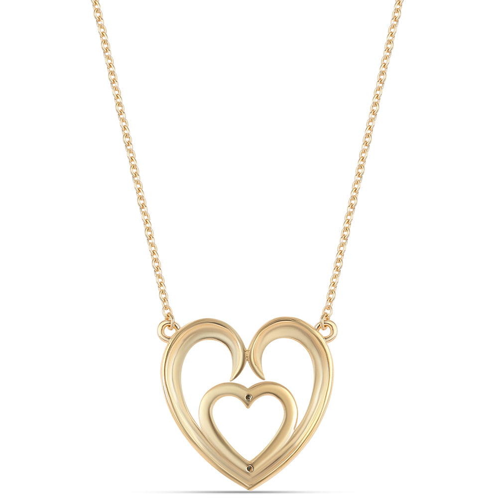 Colier din Argint 925 Placat cu Aur ( 3.7 grame ) cu Diamant Albastru 0.02 Carate 3 