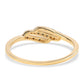 Inel din Argint 925 Placat cu Aur ( 1.5 grame ) cu Diamant Albastru 0.09 Carate