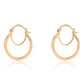 Cercei din Argint 925 Placat cu Aur ( 2.14 grame ) cu Diamant Albastru 0.2 Carate