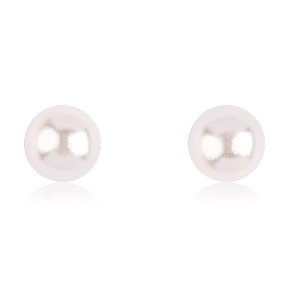 Set din Argint 925 Placat cu Aur ( 1.81 grame ) cu Perlă de Apă Dulce Albă 314.2 Carate ( Colier+Cercei+Brățară ) 5 