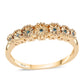 Inel din Argint 925 Placat cu Aur ( 2.46 grame ) cu Diamant Albastru 0.04 Carate