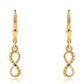 Cercei din Argint 925 Placat cu Aur ( 2.03 grame ) cu Diamant Albastru 0.01 Carate