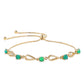 Brățară din Argint 925 Placat cu Aur ( 3.98 grame ) cu Opal Verde Etiopian Lega Dembi 0.85 Carate