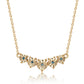Colier din Argint 925 Placat cu Aur ( 3.26 grame ) cu Diamant Albastru 0.03 Carate